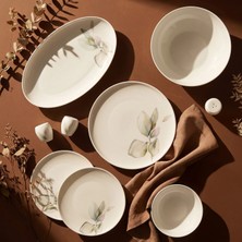 Jumbo Leaf Verdance 58-Piece Dinnerware Set For 12 People