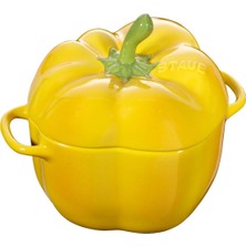 Staub Ceramique Ceramic Pepper Bowl, Yellow 11 cm