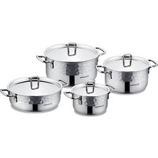 Korkmaz Erna 8-Piece Inox Cookware Set A1963-1