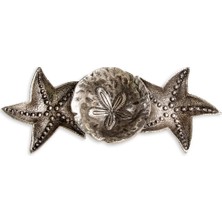 Jumbo Deep Sea Starfish 3-Section Snack Dish - Steel