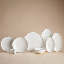 Korkmaz Diana Collection 60-Piece Gold Dinnerware Set A8173