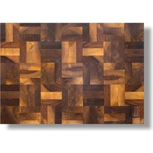 Kaf Ahşap Cutting Board Walnut (End Grain) - L