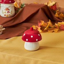 Karaca Cozy Mushroom Storage Container Red 520 ml