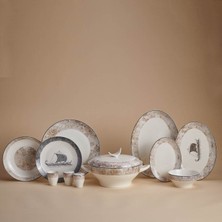 Korkmaz Lidya Collection 60-Piece Dinnerware Set A8190