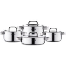 Korkmaz Silvera 8-Piece Cookware Set A2788