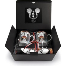 Egan Italy Mickey Mouse 2 Mugs And Placemat Set Red