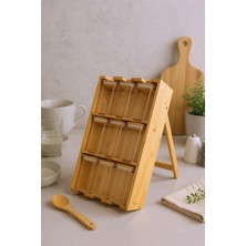 Bambum Wessam - 9-Piece 3-Tier Spice Rack Set