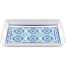 Guzzini Blues Rectangular Tray Melamine 47,7 x 34 cm