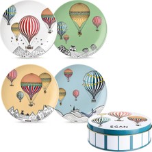 Egan Italy Giramondo Assorted Dessert Plate Set Of 4 Ø19 cm