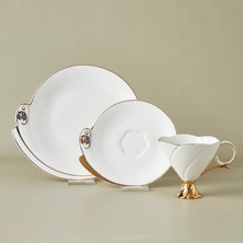Karaca Republic Centennial Ilke Tea Set With Cake Plates 200 ml