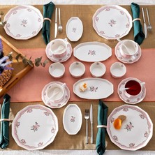 Emsan Fiore Porcelain 32-Piece Breakfast Set
