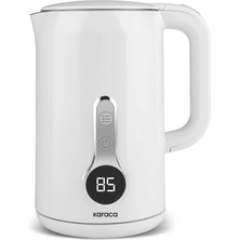 Karaca Cool Touch 2210 Double-Wall Kettle White