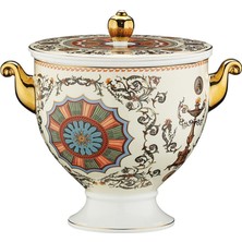 LuckyArt Lucky Art Rosea Bone 17 cm Jar With Handle