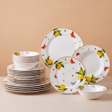 Emsan Forever Bone Solemon 24-Piece Dinnerware Set For 6