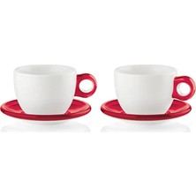 Guzzini 2 Piece Tea Cup Set Red