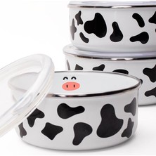 Emaylab Motilda Enamel Storage Container Set