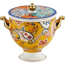 LuckyArt Lucky Art Paisley Bone 13 cm Jar With Handle