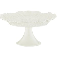 LuckyArt Lucky Art Lefora Porcelain Footed Cake Stand