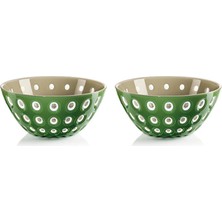 Guzzini Le Murrine Bowl Set Of 2 Green-Brown