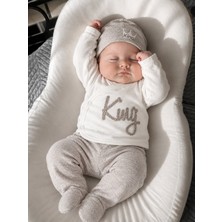 Panfilia %100 Pamuk 0-3 Ay Bebek Hastane Çıkışı 3'lü Set / Yenidoğan / Zıbın