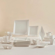 Karaca Forever Bone Origami 26-Piece Breakfast Set For 6