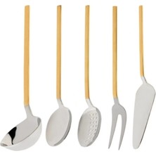 Jumbo 8100 5 Piece Gold Serving Set