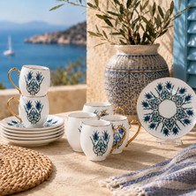 Karaca Iznik Coffee Cup Set For 6 80 ml