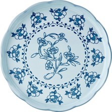 Guzzini Small Cake Serving Plate With Lid Blue