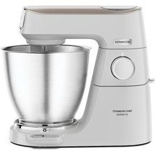 Kenwood KVL65.001WH Titanium Chef Baker Xl Stand Mixer, White