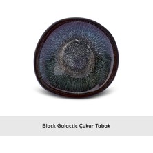 Karaca Galactic Black Deep Plate 21X20.5X5.5 cm