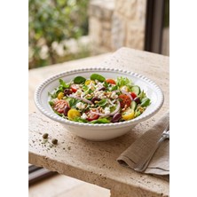 The Mia Grande Salad Bowl White 22 cm