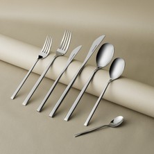 Karaca Elegance New Liza Platinum 84-Piece Cutlery Set For 12