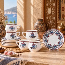 Karaca Nakkas Coffee Cup Set For 6 100 ml