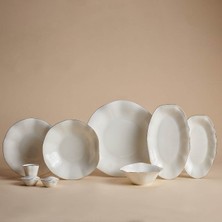 Korkmaz Rosa Collection Gold 30-Piece Dinnerware Set A9801
