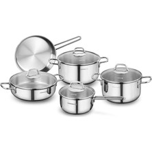 Korkmaz Perla 9-Piece Cookware Set A1609
