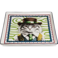 Egan Italy Cat Patterned Plate