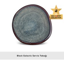 Karaca Red Carpet Collection Black Galactic Serving Plate 27 cm