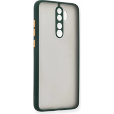 Xiaomi Redmi Note 8 Pro Uyumlu Kılıf Montreal Silikon Kapak - Yeşil