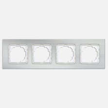 Nilson Silver Aluminum Quad Frame