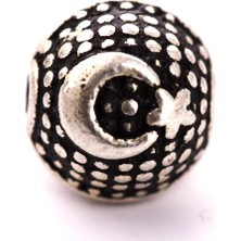 Zero Land Ilkestor 8 mm Metal Harf - Metal Tesbih Harfi - Ay Yıldız