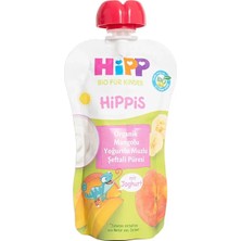 Hipp Organik Mangolu Yoğurtlu Muzlu Şeftali Püresi 100GR 100 gr