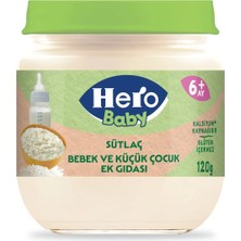 2 Adet Hero Baby Sütlaç Kavanoz Mama 120 gr