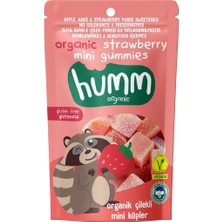 4 Adet Humm Organik Glutensiz Vegan Çilekli Mini Küpler 30 gr