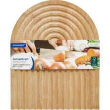 2 Adet Ideenwelt Bambu Kesme Tahtası Oval Oluklu 1 Adet