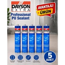 Dayson Pu Mastik 280 ML. Beyaz 5 Adet..