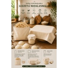 NUMI Naturals Doğal Mayalama Seti – Pamuklu Hamur Dinlendirme ve Mayalama Seti