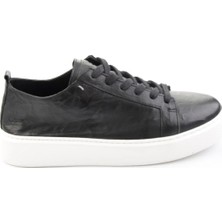 Bambi Black Genuine Leather Men's Casual Shoes E01730131703