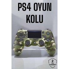 Pileli Store Ps4 Oyun Kolu Kamuflaj Desenli Joystick