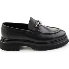 Bambi Black Genuine Leather Men's Classic Shoes E01715025741