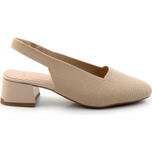 Bambi Beige Women's Classic Heeled Shoes K01213105782